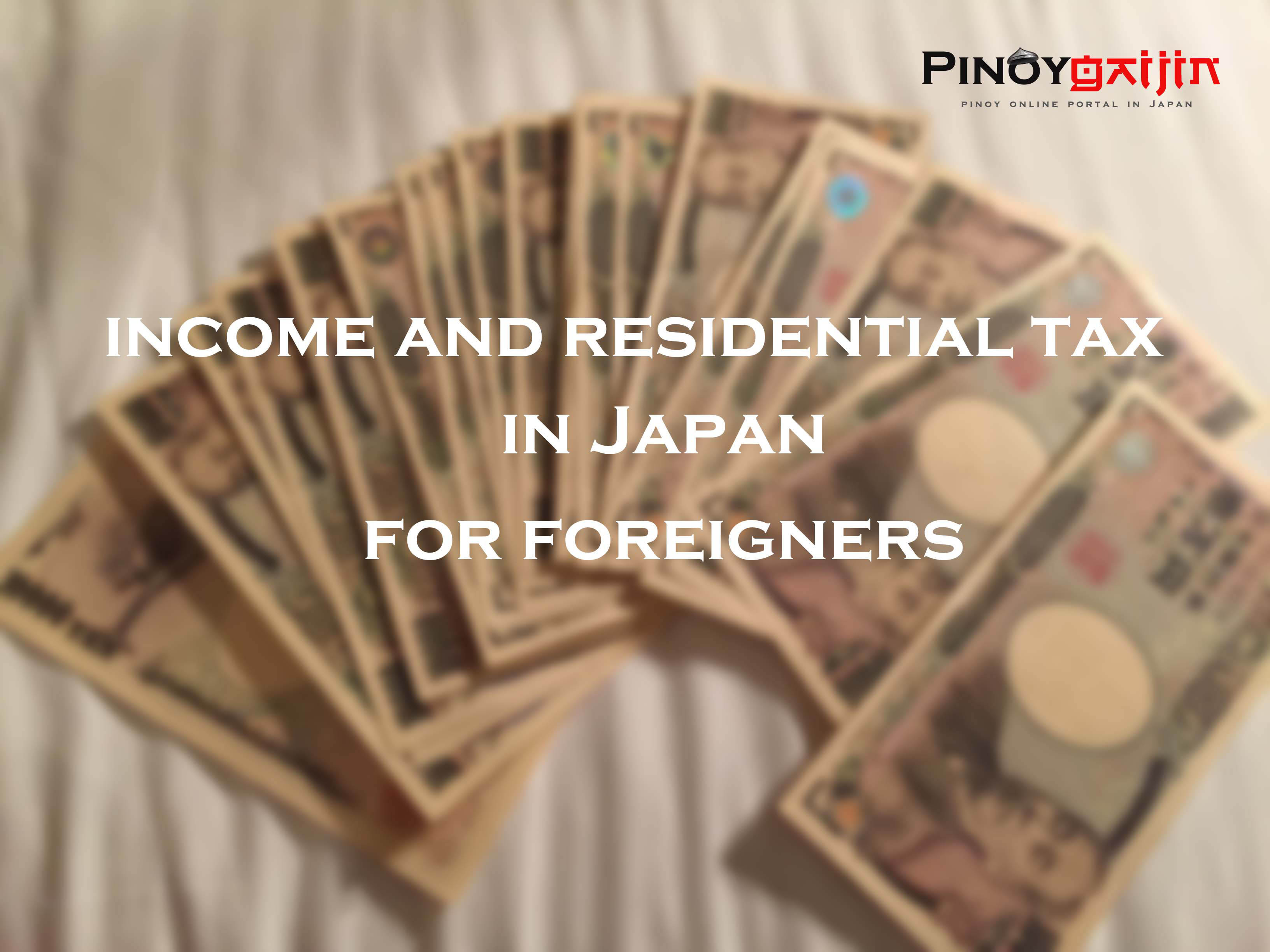 and Residential Tax in Japan for Foreigners Pinoy Gaijin